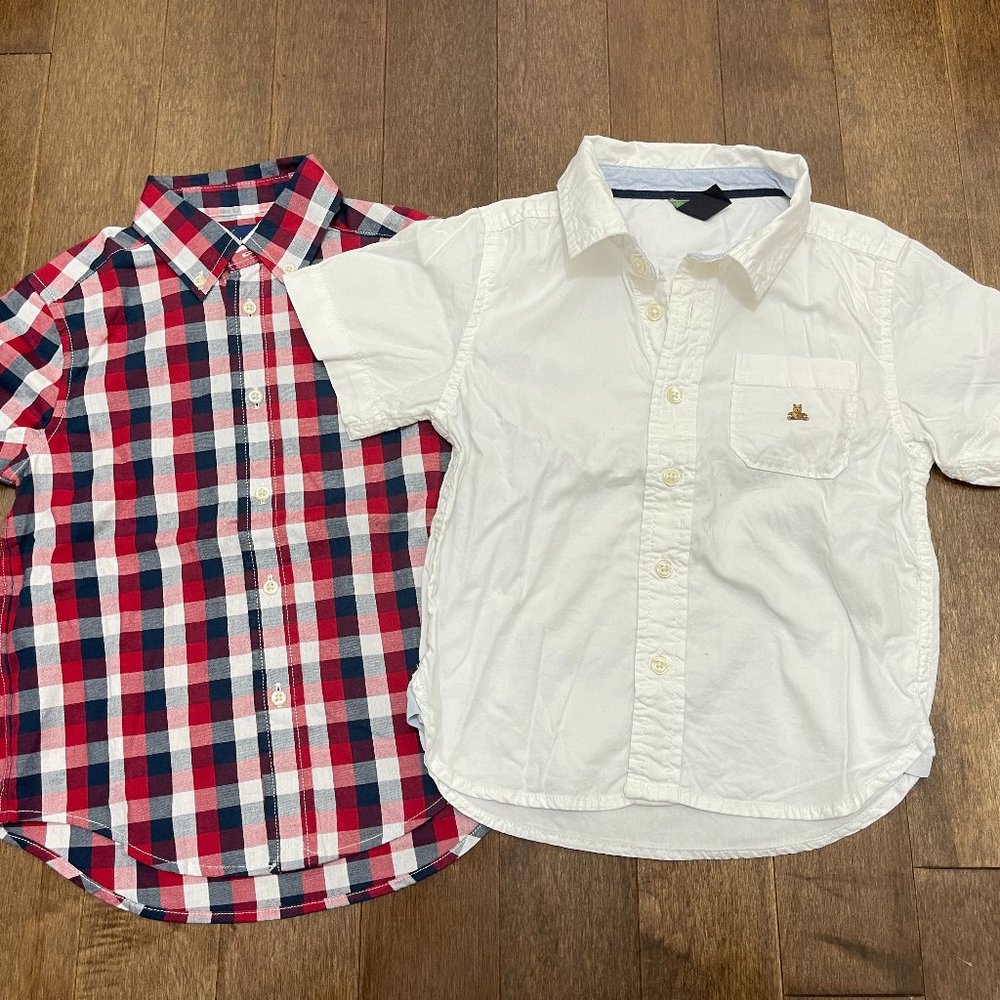 Lot of 3 Boys Shirts sz 4, 5